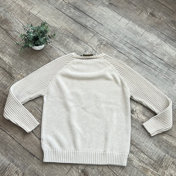 Timberland 100% cotton woven scoop neck sweater size medium - Picture 6 of 6